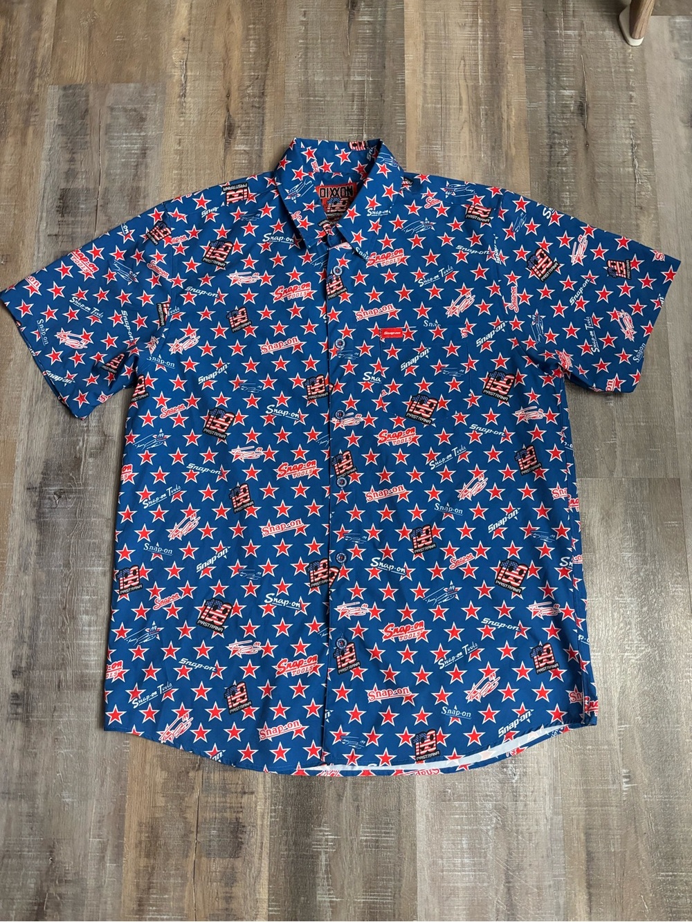 Dixxon Snap-On Tools Travis Pastrana Limited Edition Button Up Shirt Size Large